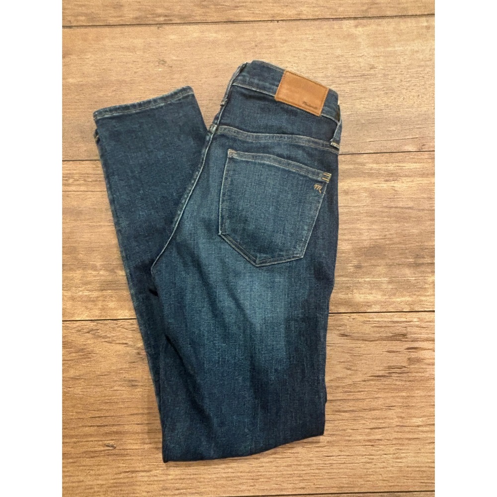 Madewell Slim Straight Jeans Dark Wash Denim Size 26 J7211 FA18